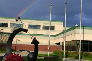 front of school 